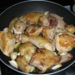 Pollo all`aglio Pollo all`aglio