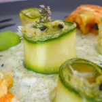 Anelli di zucchine con riso Anelli di zucchine con riso