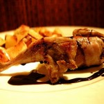 Petto di pollo in salsa al vino rosso