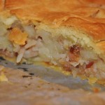 TORTA RUSTICA CON PATATE E PANCETTA