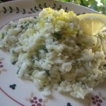 Risotto al limone con baccalà