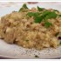 Orzotto con funghi e salsiccia