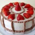 Torta di panna e frutta