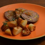 Rotolo di vitello alla mortadella