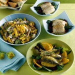 Involtini di spigola ai fagiolini Involtini di spigola ai fagiolini