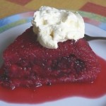 Summer pudding pane e frutti rossi