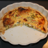 Torta salata con peperoni rossi e gialli