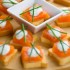 Canapès al salmone affumicato
