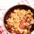 Crumble di fragole e arance