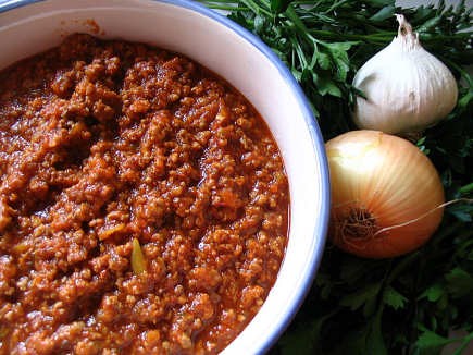 Garganelli con ragù di manzo