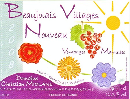 Beaujolais-Villages NouveauÂ 2008
