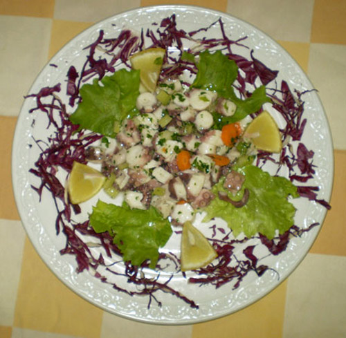 Polpo in insalata