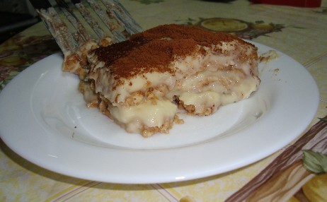 Tiramisù con crema pasticcera