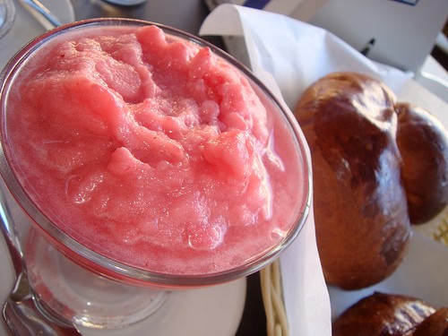 Granita alla fragola