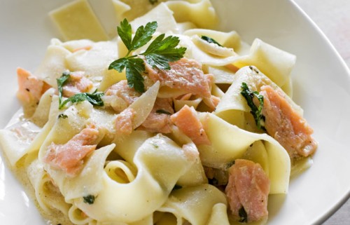 Pasta al salmone 