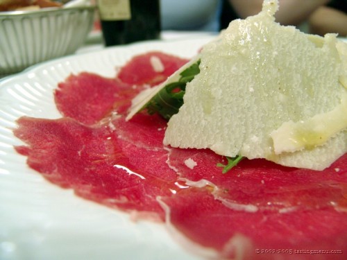 Ricetta carpaccio di manzo