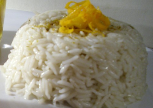 Ricette estive - Riso basmati con la rana pescatrice