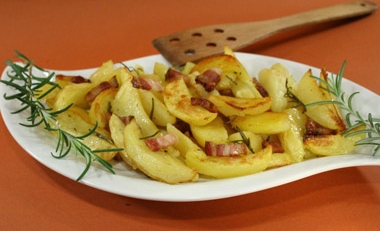 Ricetta patate al forno con pancetta