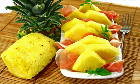 Ricetta prosciutto crudo e ananas