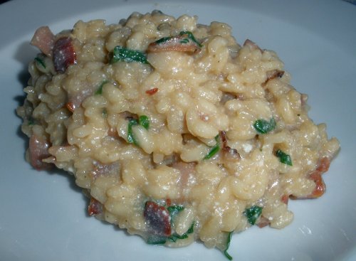 Ricetta risotto birra e speck