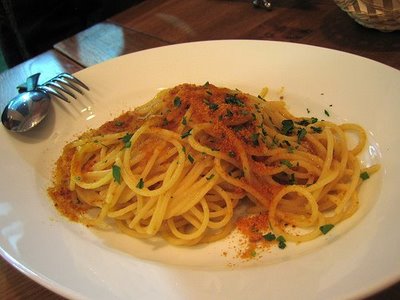 Ricetta spaghetti con la bottarga