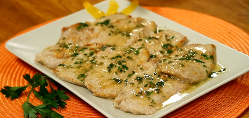 Ricetta scaloppine al vino bianco e prezzemolo