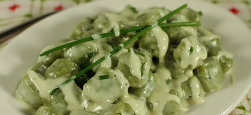 Gnocchetti agli spinaci con taleggio