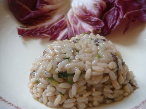 Ricetta risotto con radicchio e pompelmo