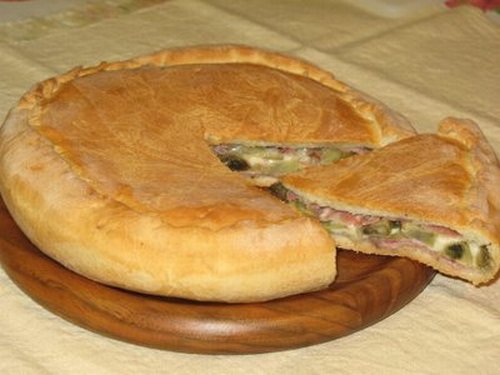 Torta salata ai carciofi