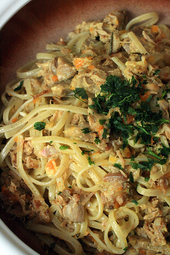 Ricetta linguine al tonno e limone