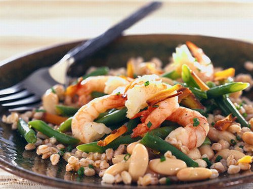 Ricetta farro e gamberetti