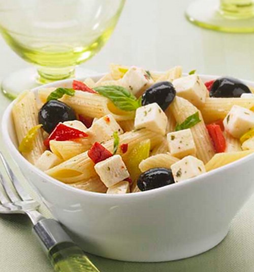 Ricetta insalata di pasta alla greca