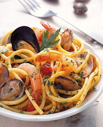 Spaghetti ai frutti di mare Bimby