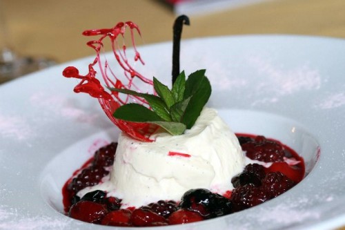 Panna cotta ai frutti di bosco