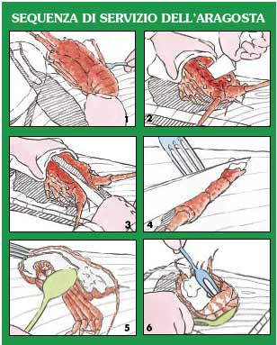 Come servire l'aragosta