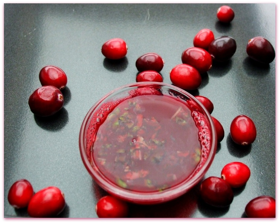 Ricetta tradizionale salsa di mirtilli rossi