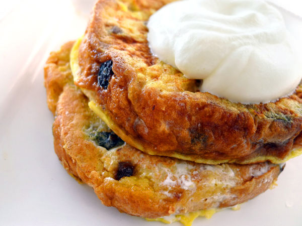 French toast di panettone