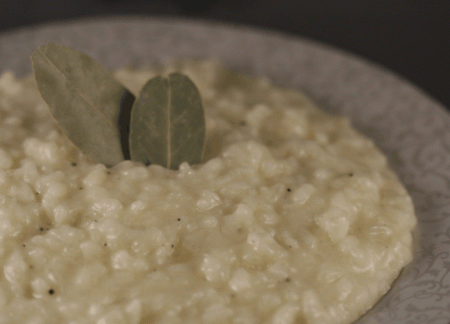 Risotto ai formaggi e tartufo nero