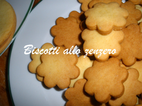 Biscotti allo zenzero fatti con il Bimby