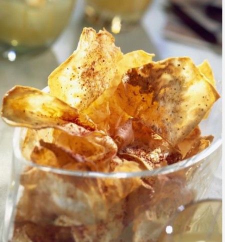 Chips di sedano rapa per San Valentino