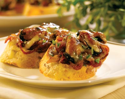 Crostini speziati al pomodoro