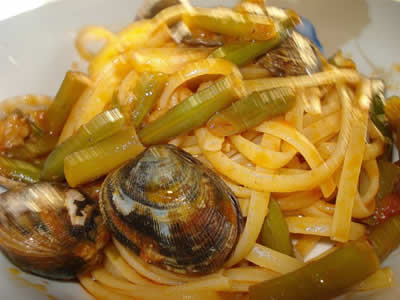 Trenette con vongole e fagiolini di San Valentino