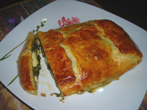 Calzone di pasta sfoglia