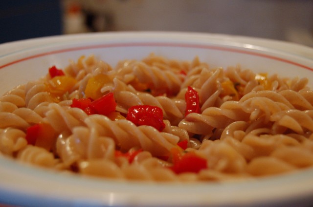 Insalata di pasta ai peperoni