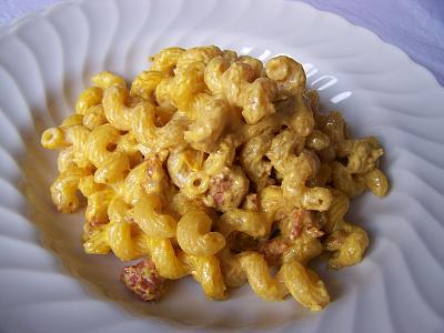 Fusilli salsiccia e porri allo zafferano