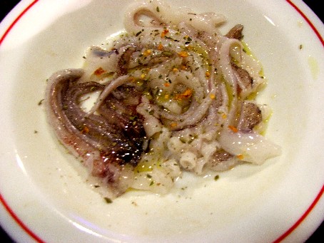 Zuppa rustica patate e calamari