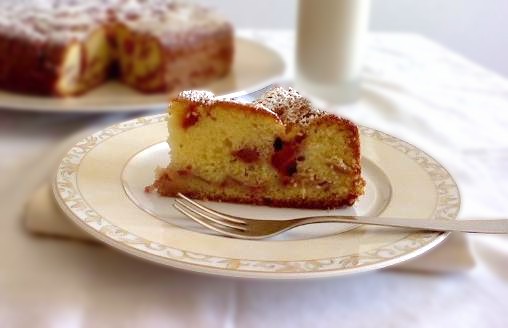 Torta morbida alle fragole