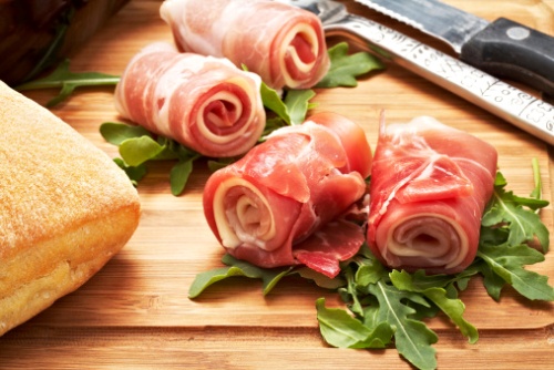 Involtini di prosciutto crudo