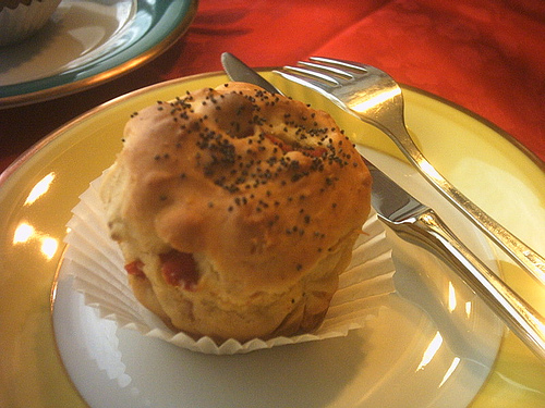 Muffin ai peperoni