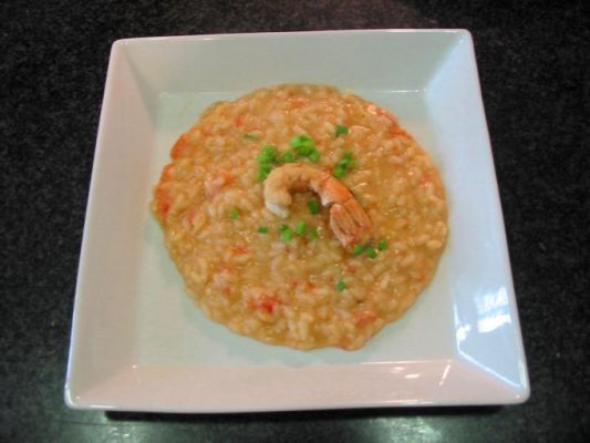 Risotto alla crema di scampi